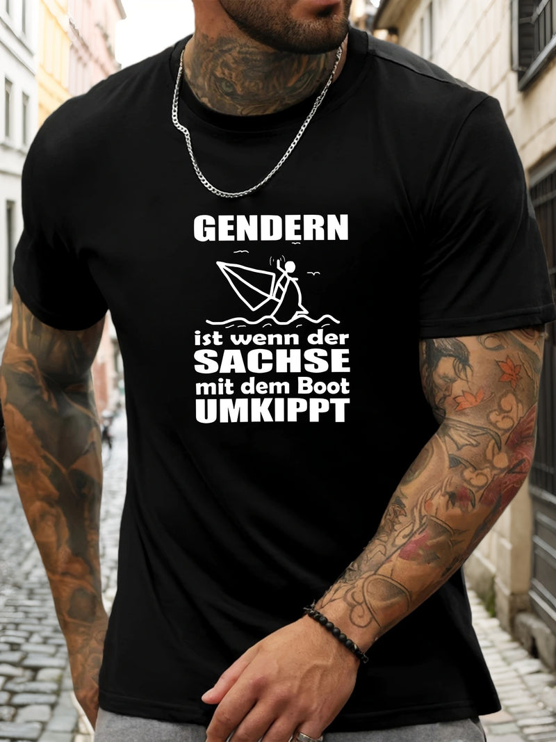 Men's Summer Casual Short-Sleeve T-Shirt.