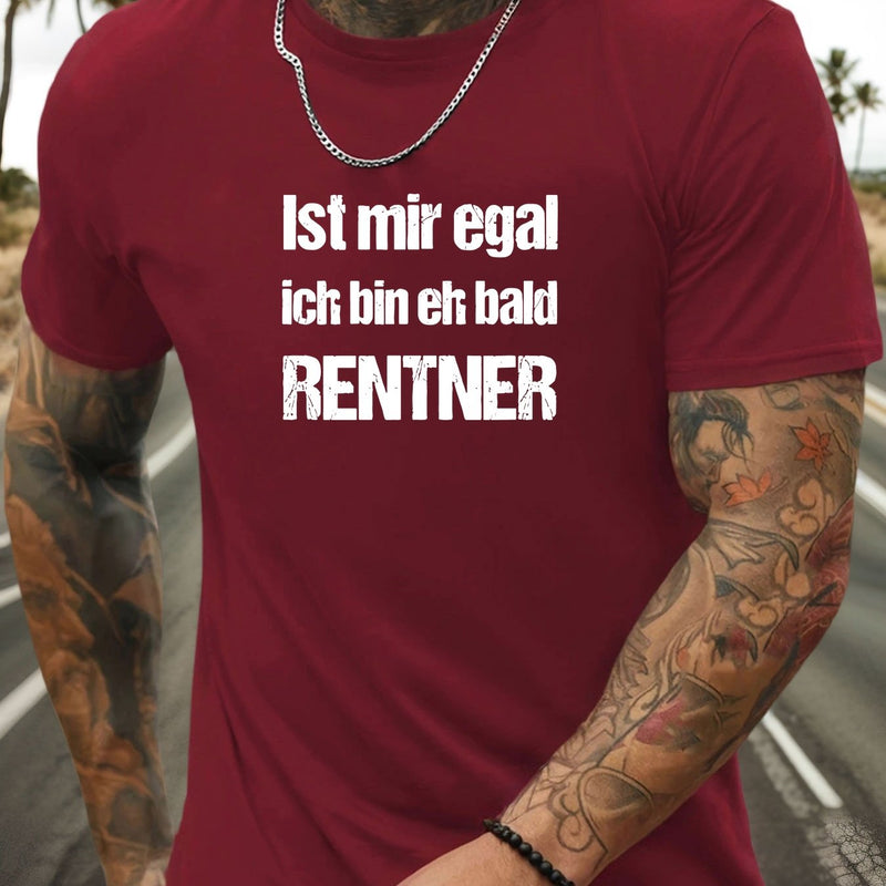 Men's German Slogan T-Shirt.
