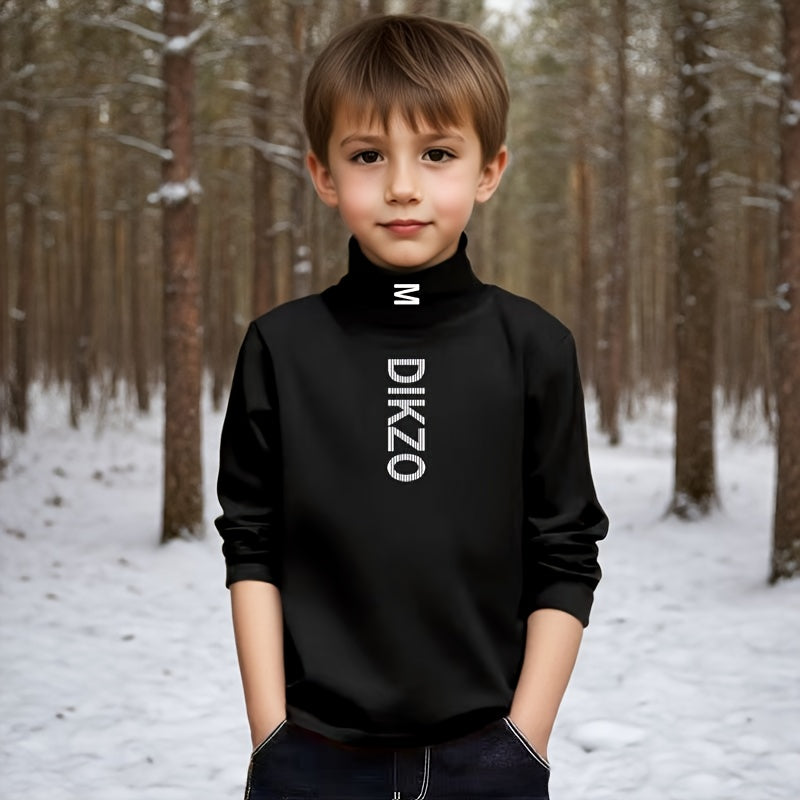 Autumn/Winter Children's Base Layer Shirt, New Heated Long-Sleeve T-Shirt.