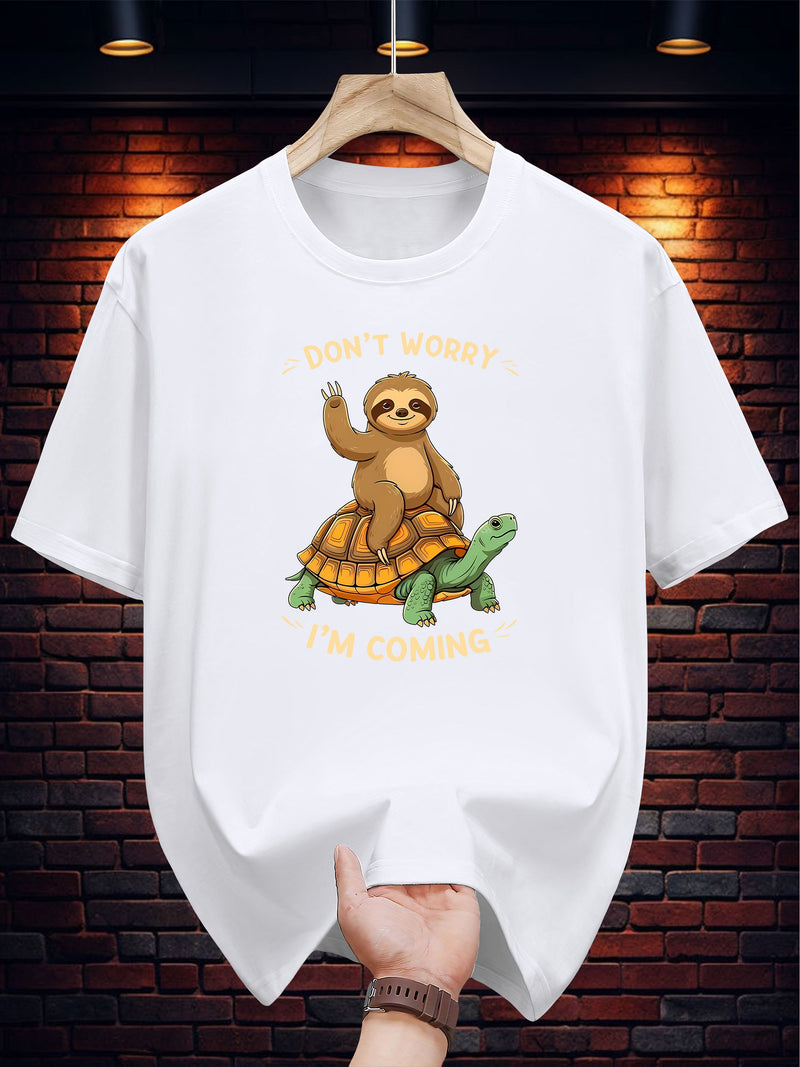 Men's 200gsm Heavyweight Cotton T-Shirt.
