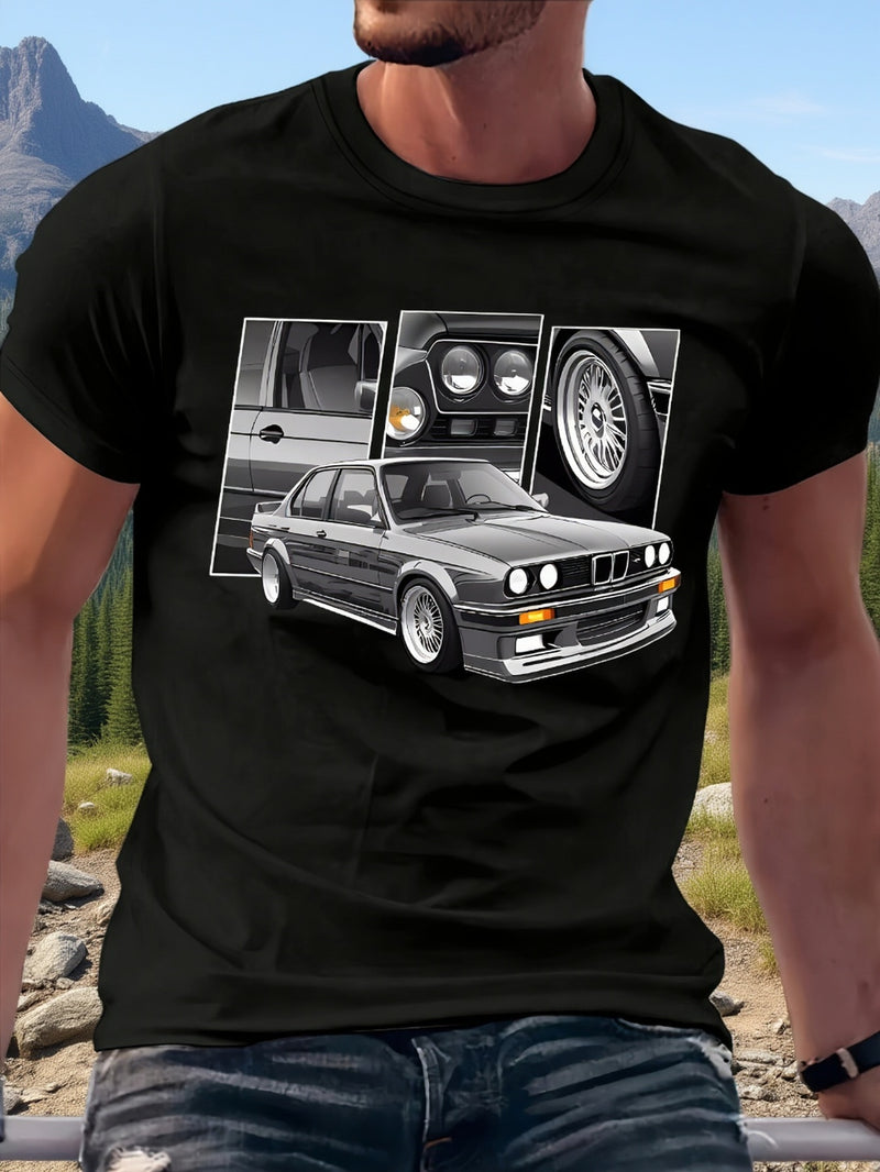 Pure Cotton Short-Sleeve T-Shirt for Men.