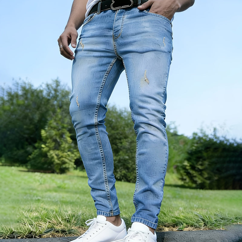 Men's Fashion Stretch Denim Pants, Versatile Classic Gift for All Seasons.