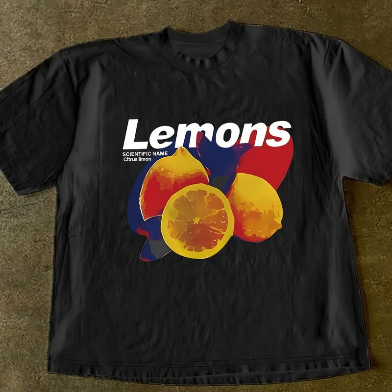 Women's Y2K Summer Casual Lemon Graphic.