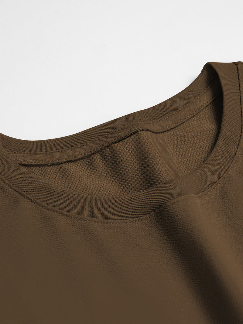 Crew Neck T-Shirt: If You Try to Scare Me, I'Ll Be Breast-Fed Scared!