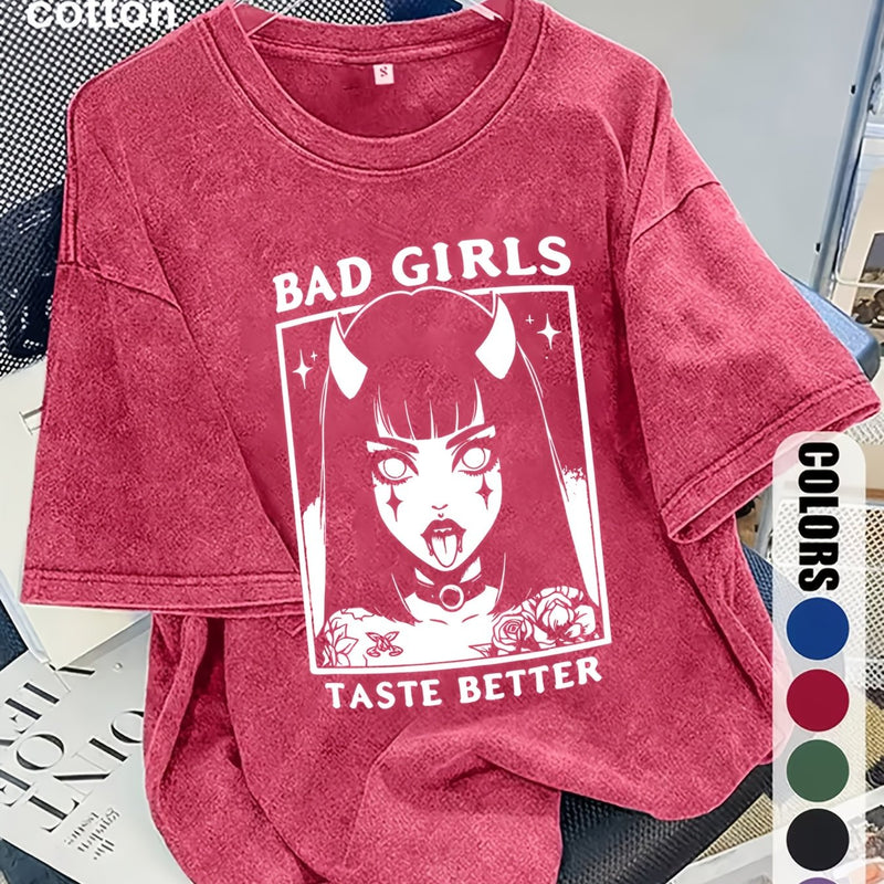 Women's Trendy Fashion Snowflake Print T-Shirt.