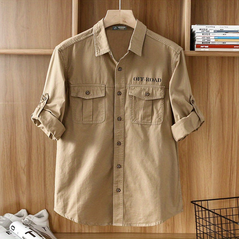 Men's Heavy-Duty Long Sleeve Shirt.