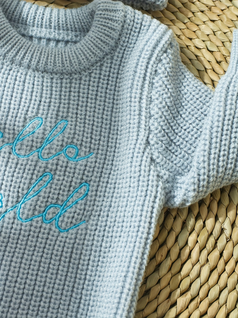 2pcs Photography Outfit, Hooded Sweater.