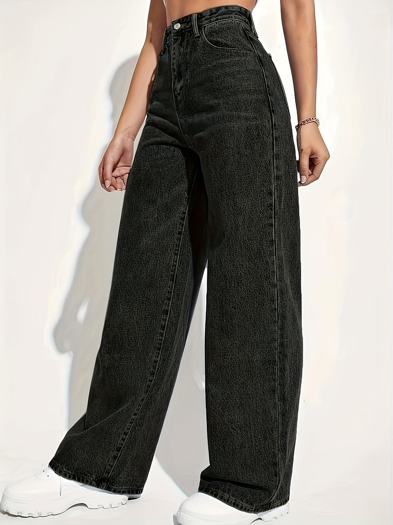 Women's Fashion Stretch Washed Denim Pants.