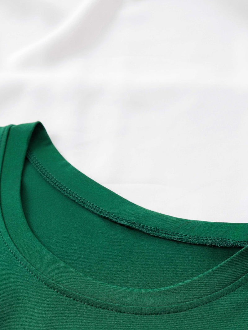 Women's T-shirt with a Printed Silhouette of a Woman.