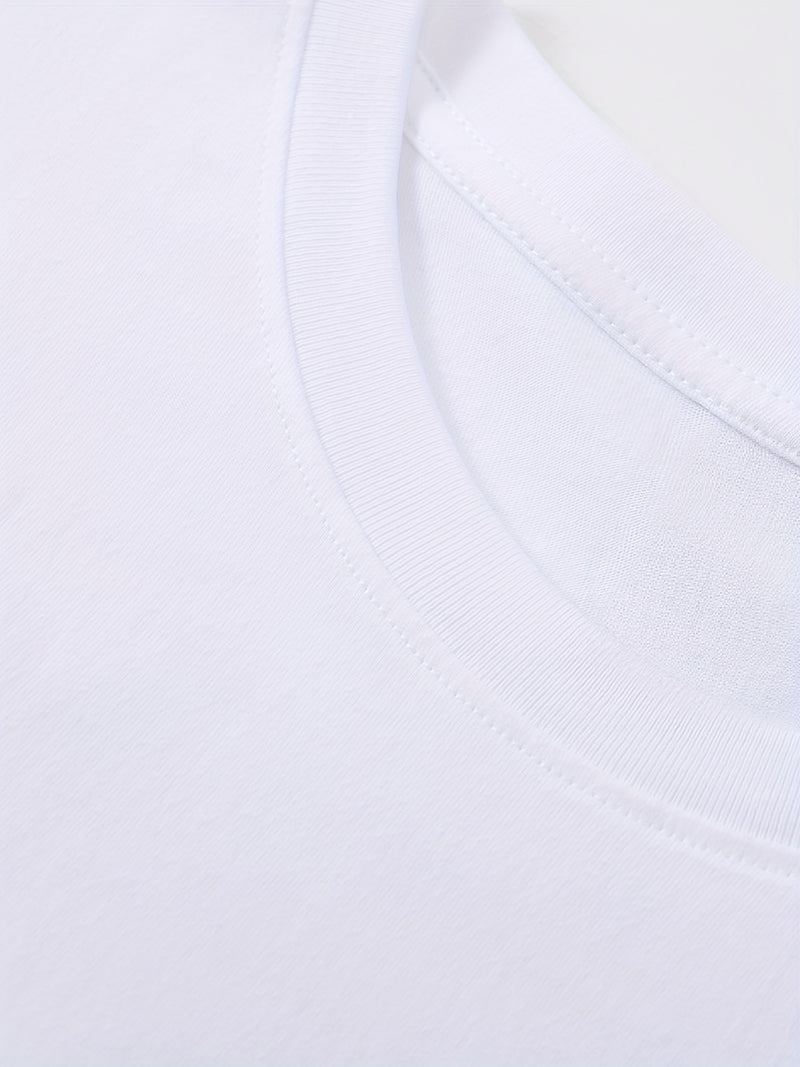 7pcs Men's Premium Cotton Short-Sleeve T-Shirts.