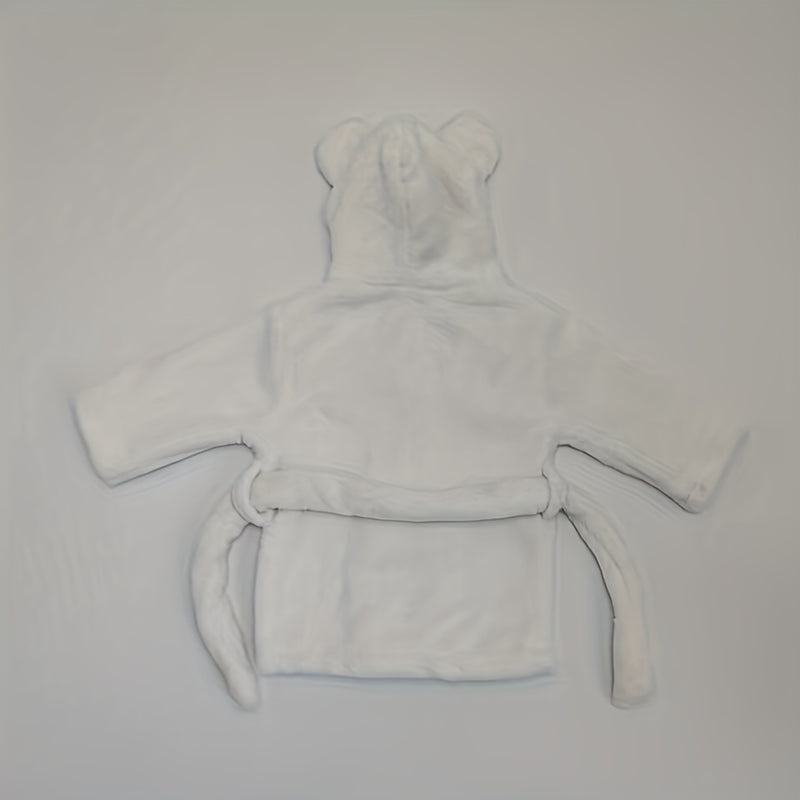 Baby Gift Bathrobe, White Nightgown Newborn Photo Accessories Pajamas.