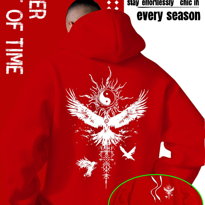 Men's Hooded Sweatshirt.