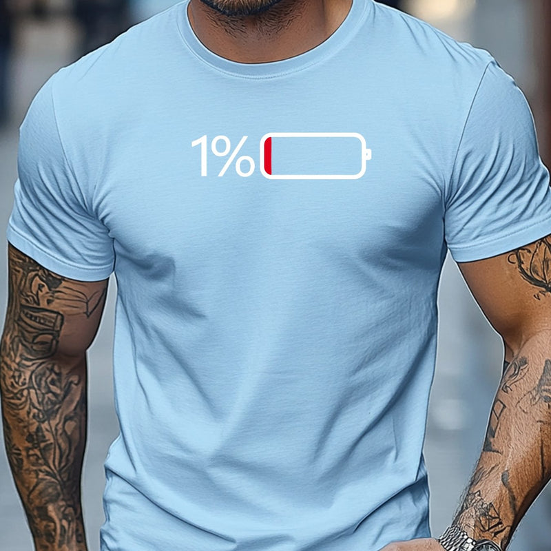 Men's Casual Summer Crew Neck Tee.