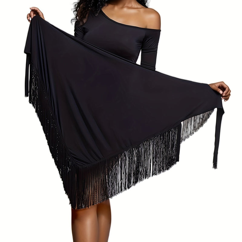 Women’s Sexy Latin Cha-Cha Dance Skirt.