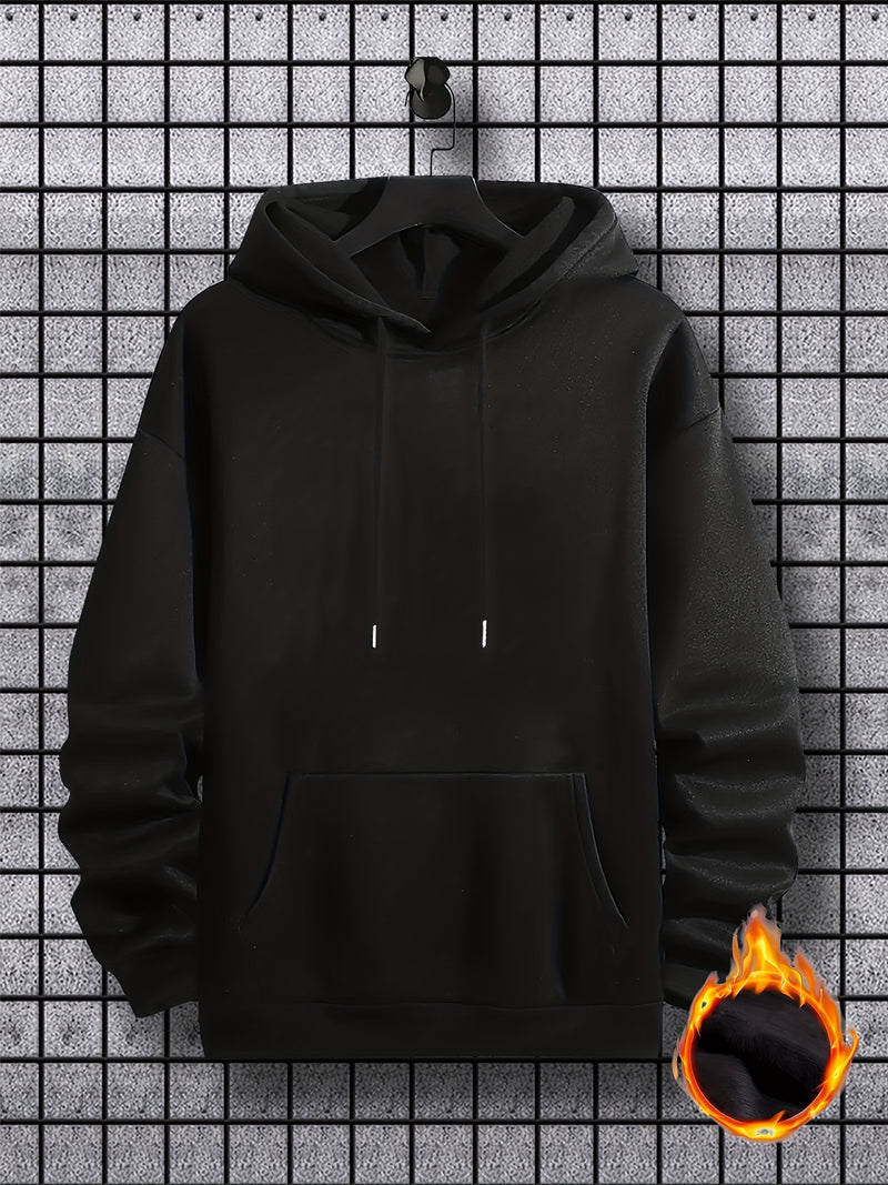 Men's Casual Pullover Hooded Sweatshirt.