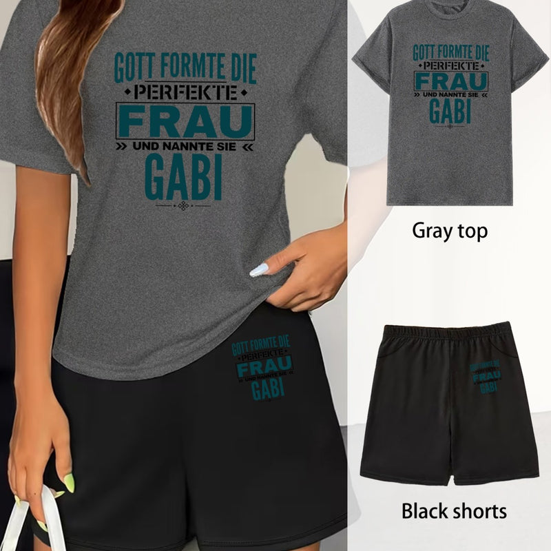 Women's Casual And Refreshing Two-Piece Set.