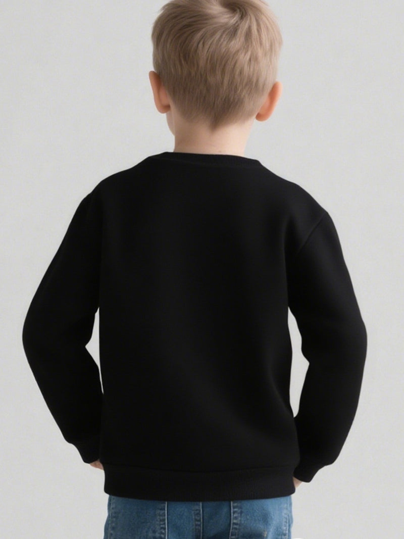 Boboiboy Galaxy Themed Boys' Warm Crewneck Sweatshirt.