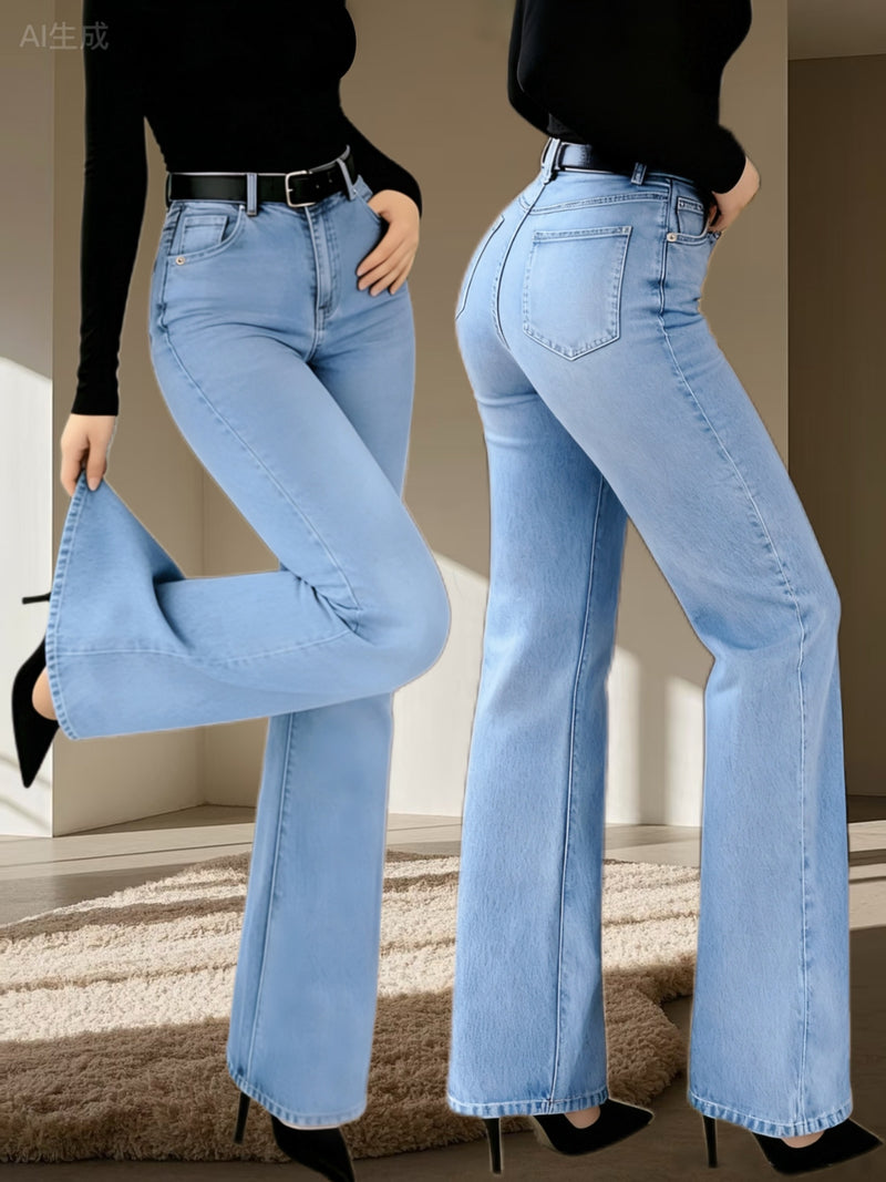New Women's Straight-Leg Jeans.