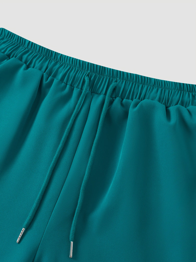 Men's Dashiki Set, Long Sleeve, Stand Collar, Button-Up, Pockets.