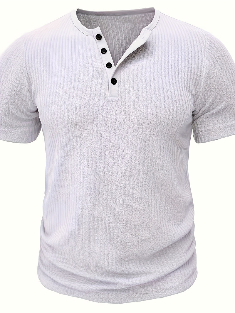 3pcs Men’s Short-Sleeved Fashion Trendy Top.