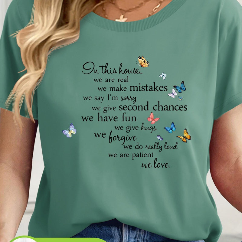 Women’s Casual Short Sleeve T-Shirt.