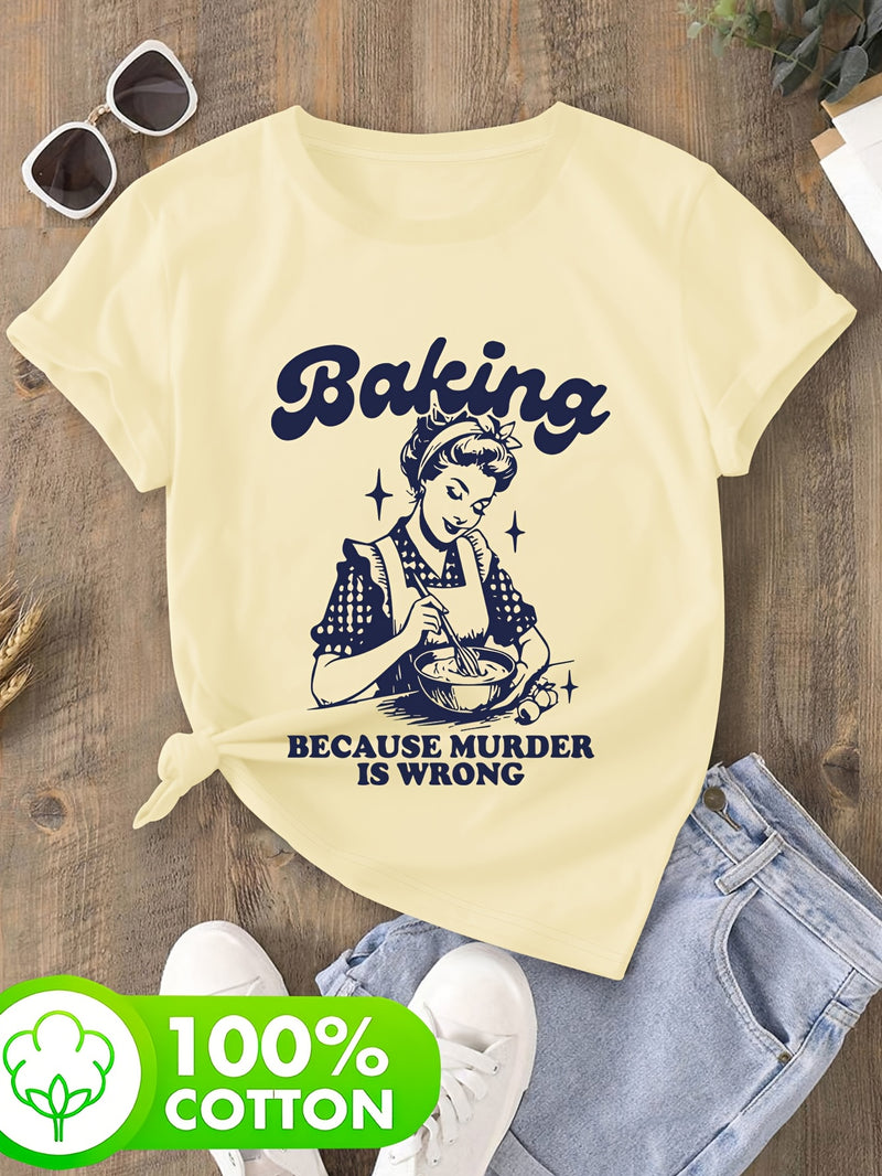 Women's Fashion Pure T-Shirt.