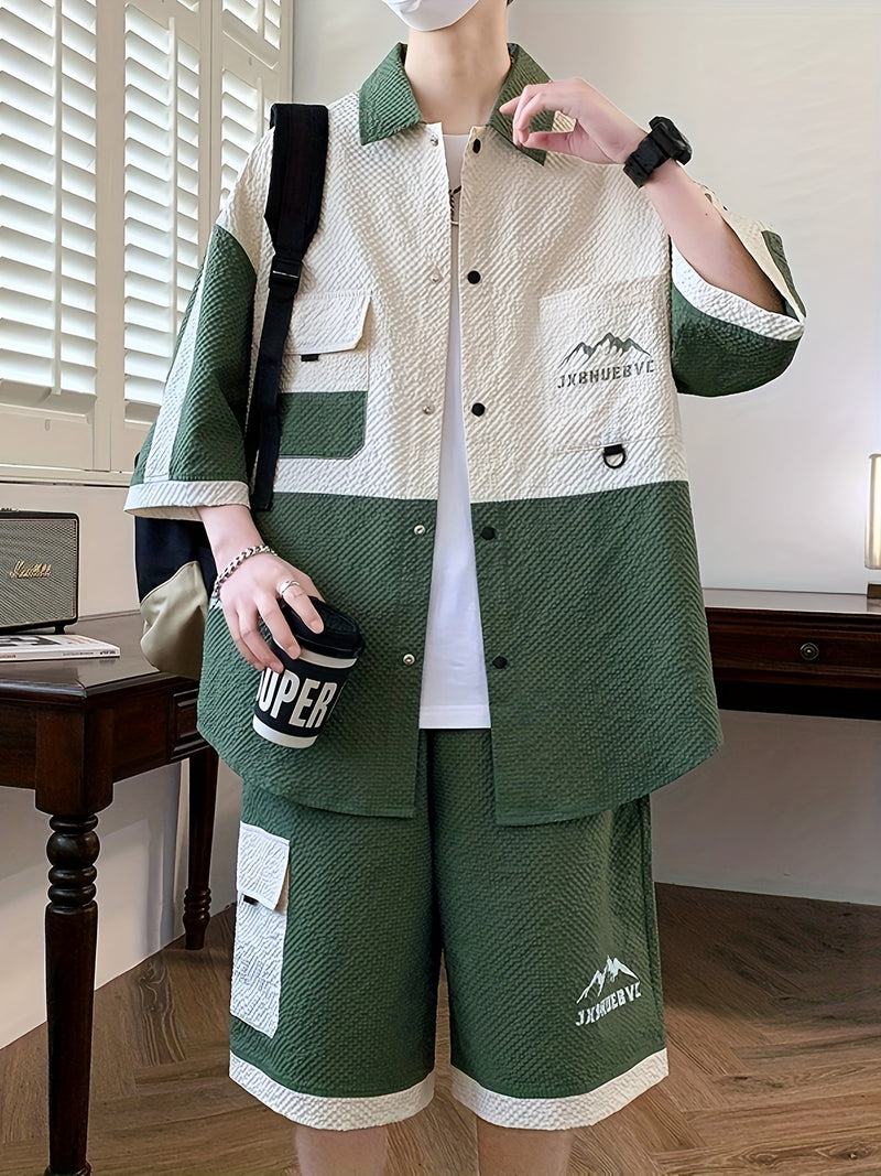 Men's Casual Two-Piece Set for Summer.