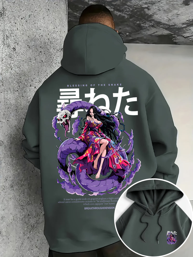 Men's Fashion Printed Hoodie Sweatshirt.