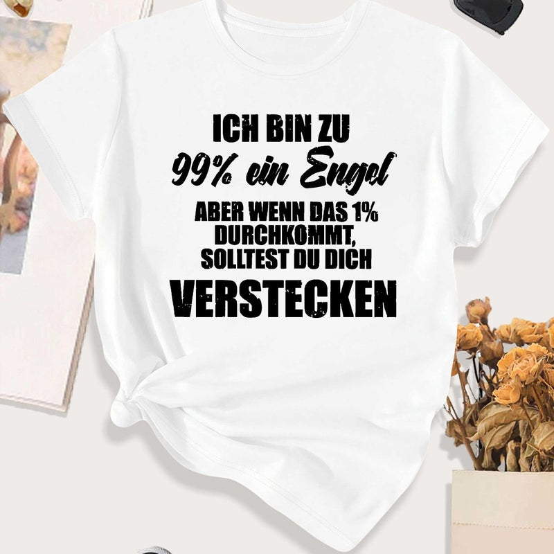 Women's T-Shirt with Short Sleeves.