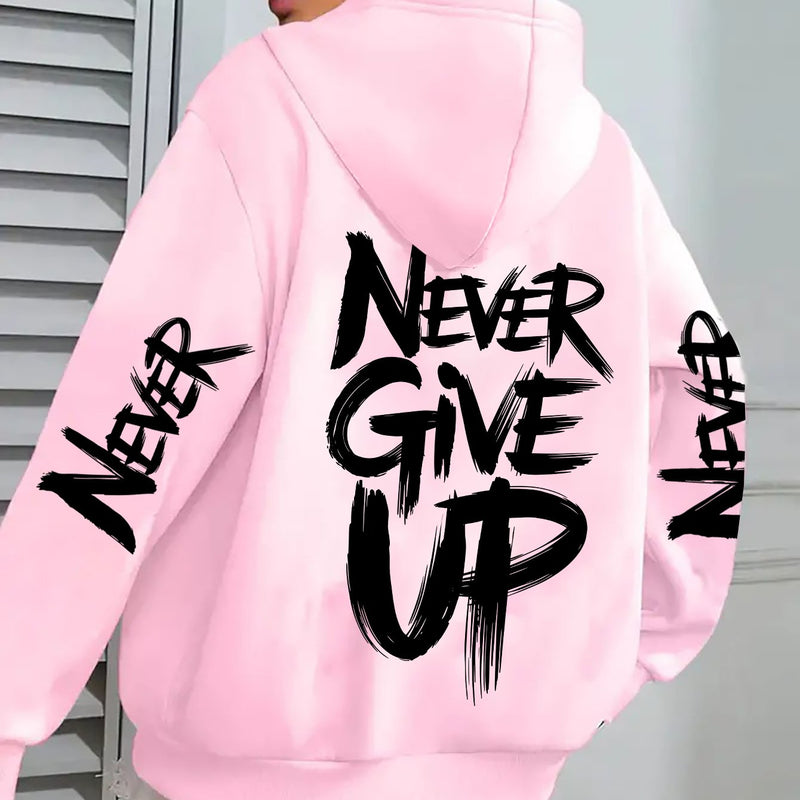 Women's Casual Zip-Up Hoodie.