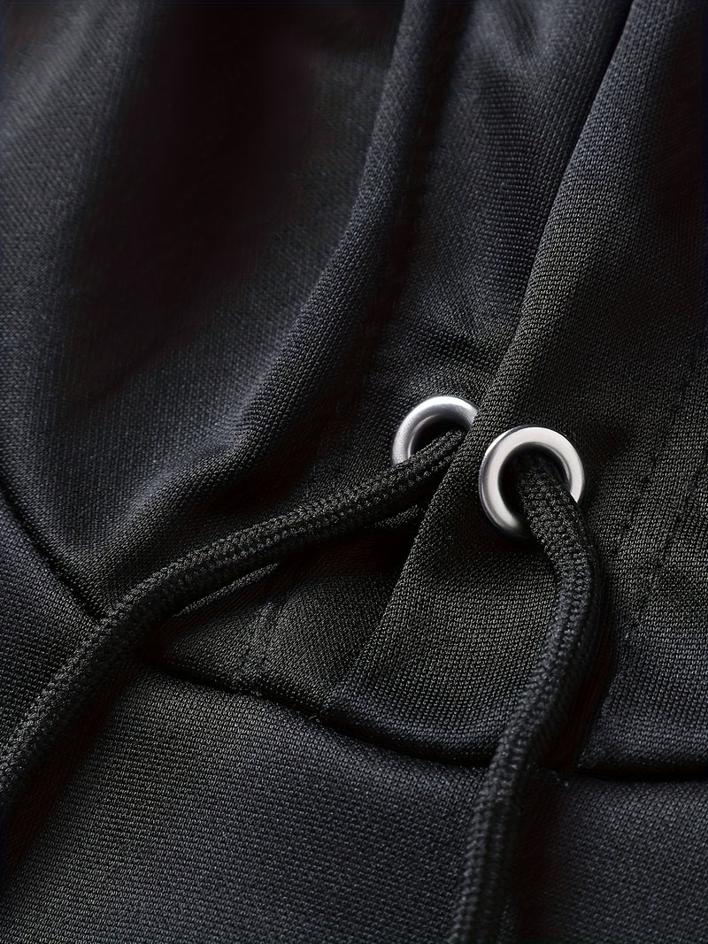 Men's Fashion Sports Two-Piece Set, Street Style Sports Hoodie and Jogging Pants.