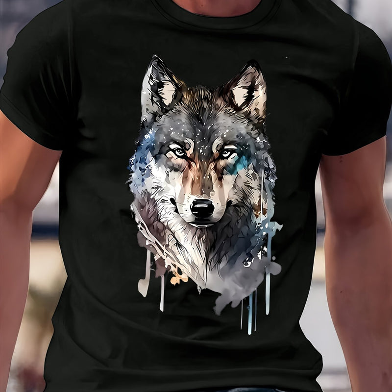 Men's Casual Trendy Street Sports Short-Sleeve T-Shirt, New Summer Style.