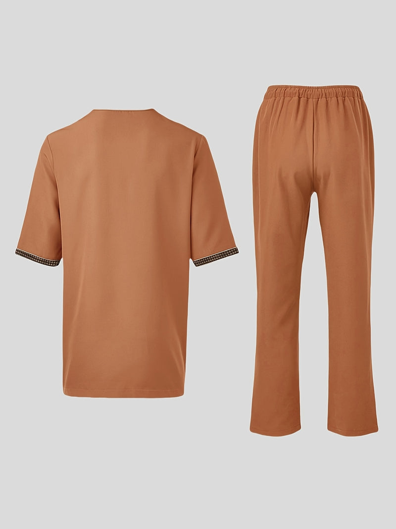 Men's Casual 2pcs Suit.