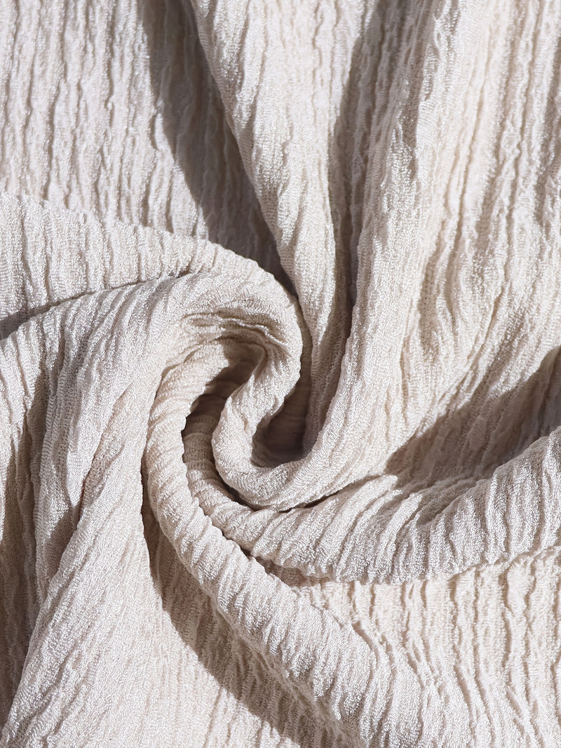 Women's 2pcs Long Sleeve V-Neck Top + Mid-Length Waist-Cinching Side-Tie.