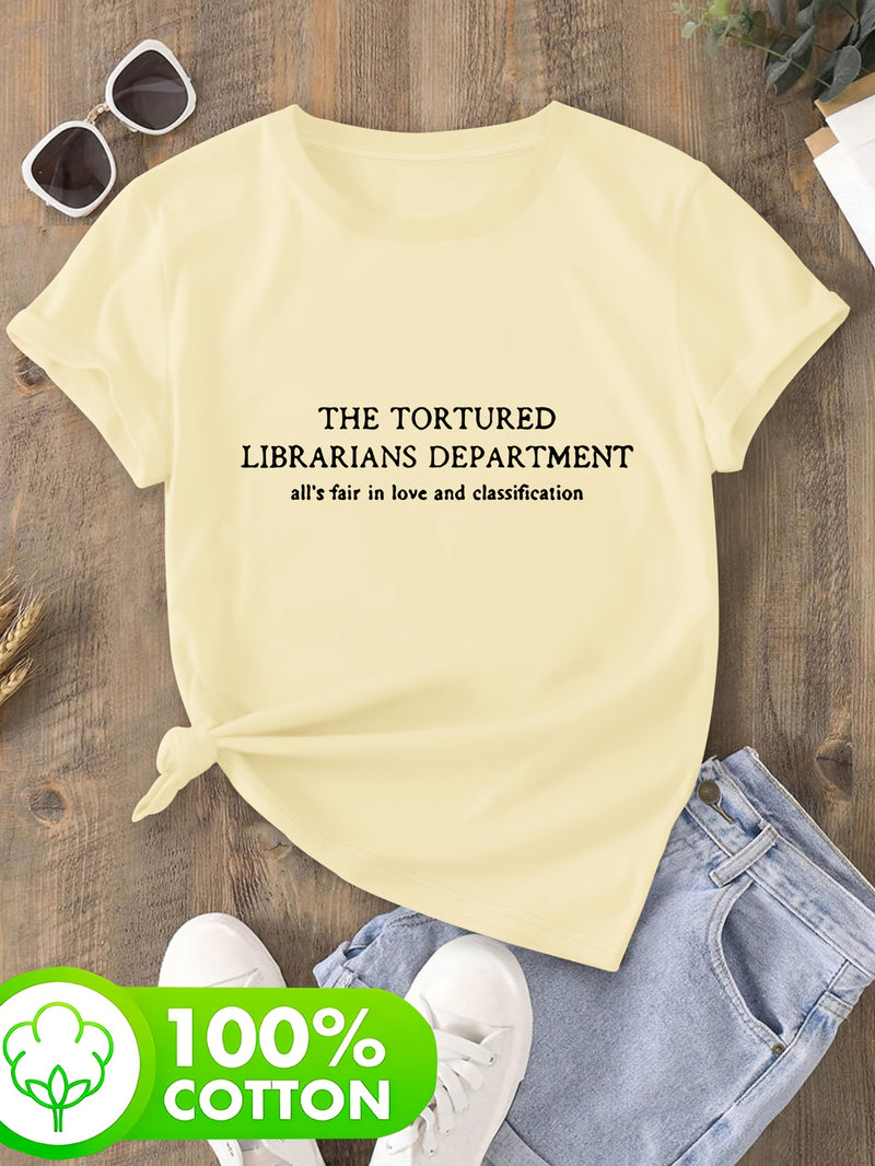 Women's T-Shirt with Short Sleeves.