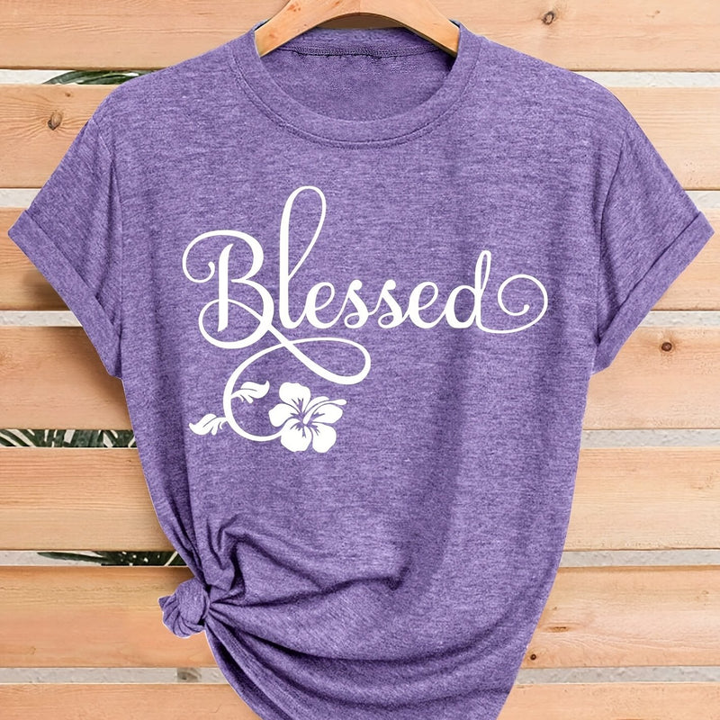 Women's Casual Short Sleeve T-Shirt.