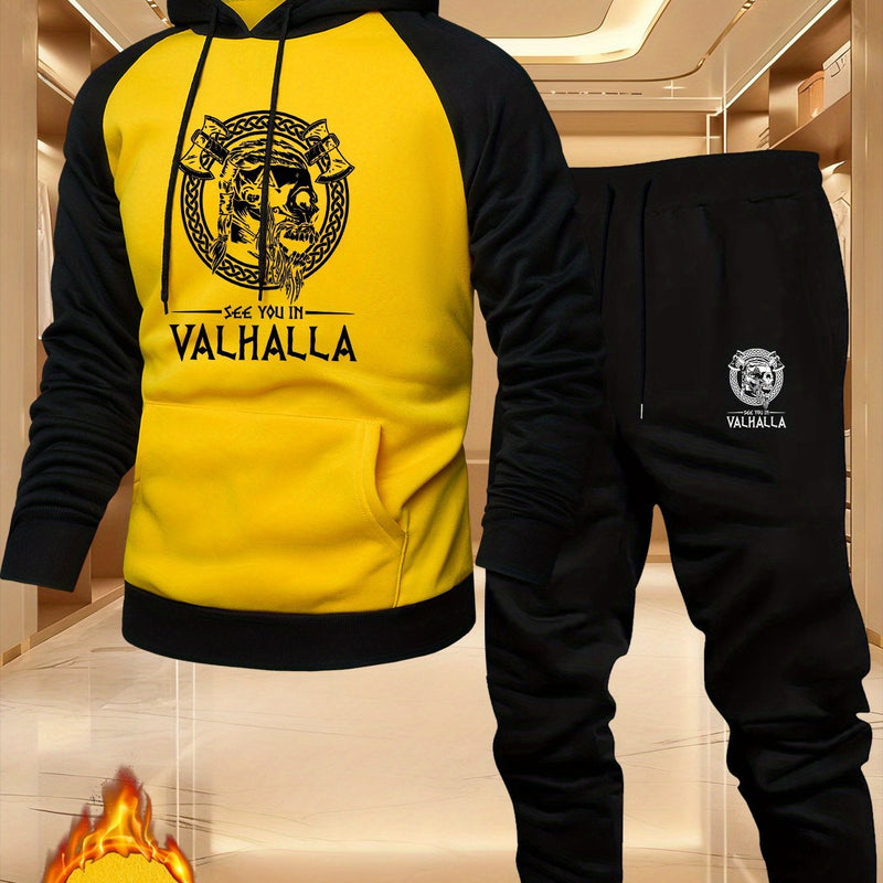 Men's Casual Sports Raglan Sleeve Hoodie.