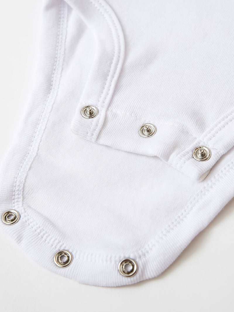 Newborn Baby Romper Short Sleeve Funny Cute Print.