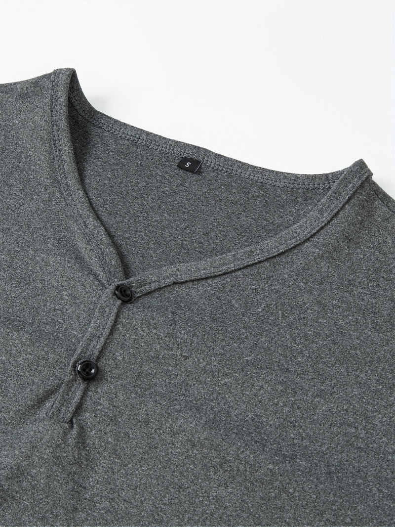 5pcs Men'S Casual V-Neck Short Sleeve T-Shirts.