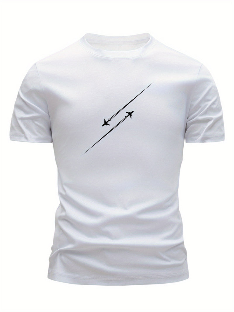 3pcs Men’s Cotton T-Shirts, Casual Fashion Top.