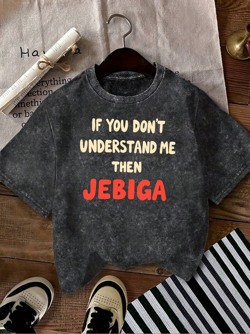 Women’s Graphic Print Round Neck Short Sleeve T-shirt.