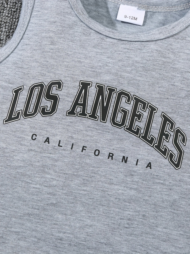 6pcs Set for Baby Boys Featuring a Trendy Summer Outfit.