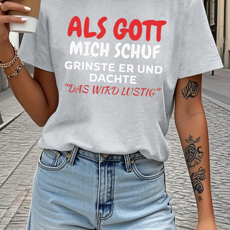 Women's T-Shirt Comfort Fit.