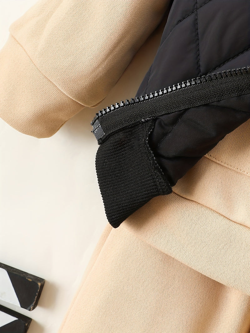 A Stylish And Comfortable Outfit for Baby Boys in Autumn And Winter.