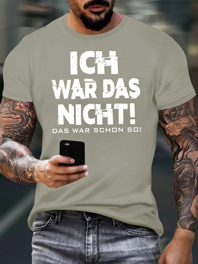 Men's Plus Size Graphic T-Shirt.