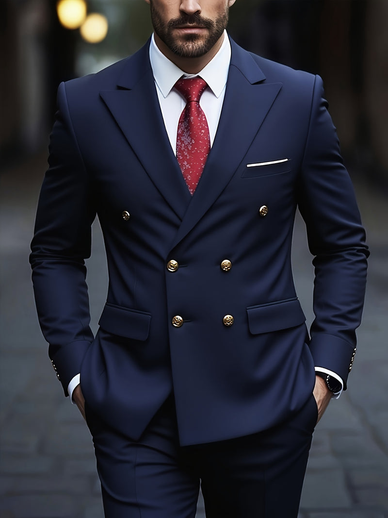 Men's 2-Piece Suit Set, Jacket + Trousers.