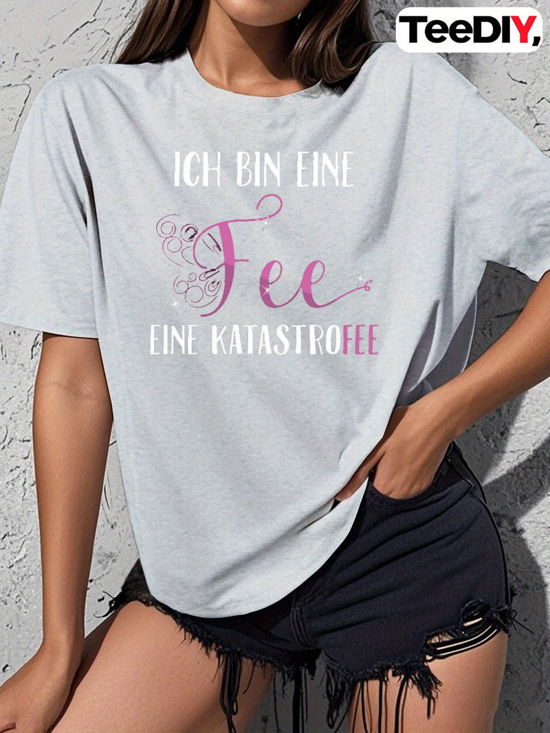 Women's Casual Crew Neck T-Shirt.