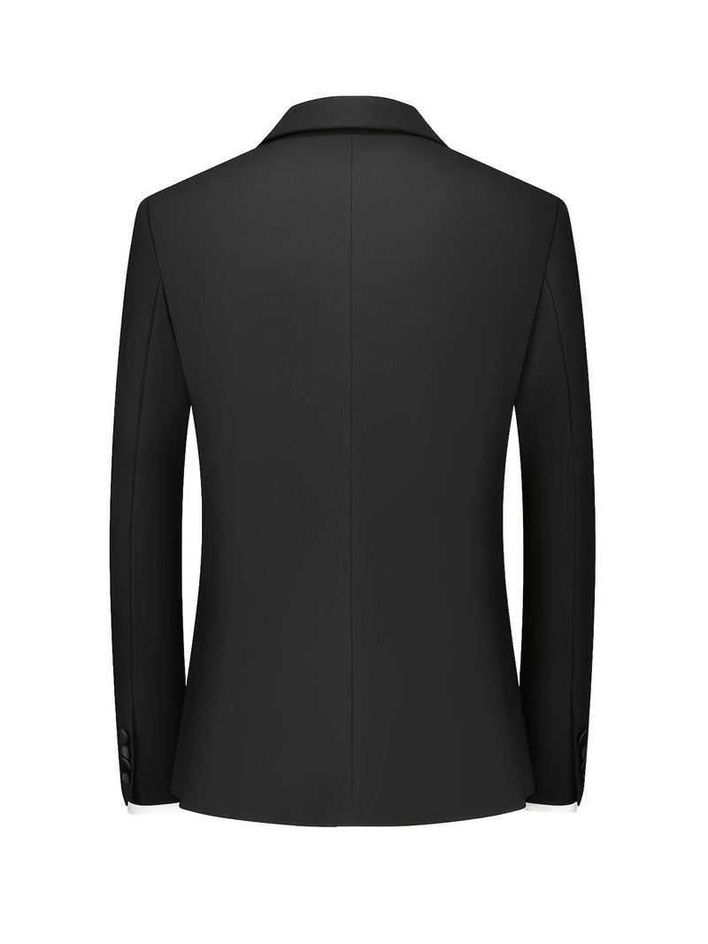 Men's Two-Piece Suit Set Featuring a Stylish.