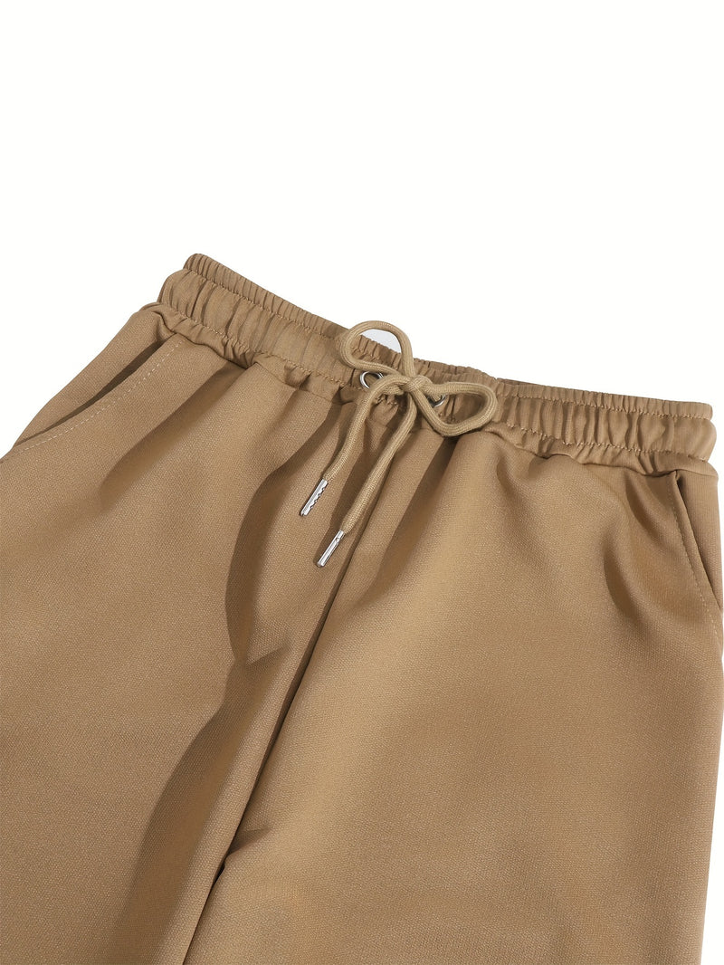 Women's Two-Piece Outfit Featuring Pants with a Letter Print.