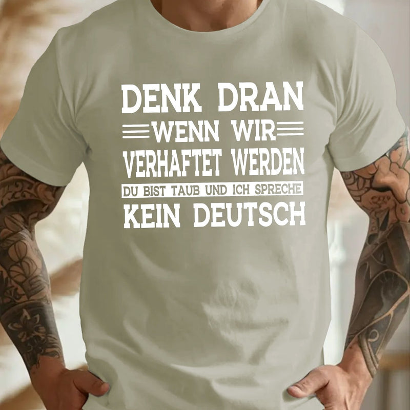 Men’s Fun German Crinkle Plus Size T-Shirt